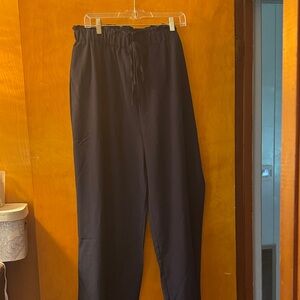Women’s Wide Leg Navy Crepe Pants